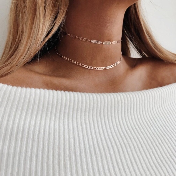 Jewelry - 4 for $25⚡️choker layering necklace set